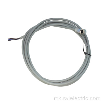 LED M8 женски да се отвори кабел за жици